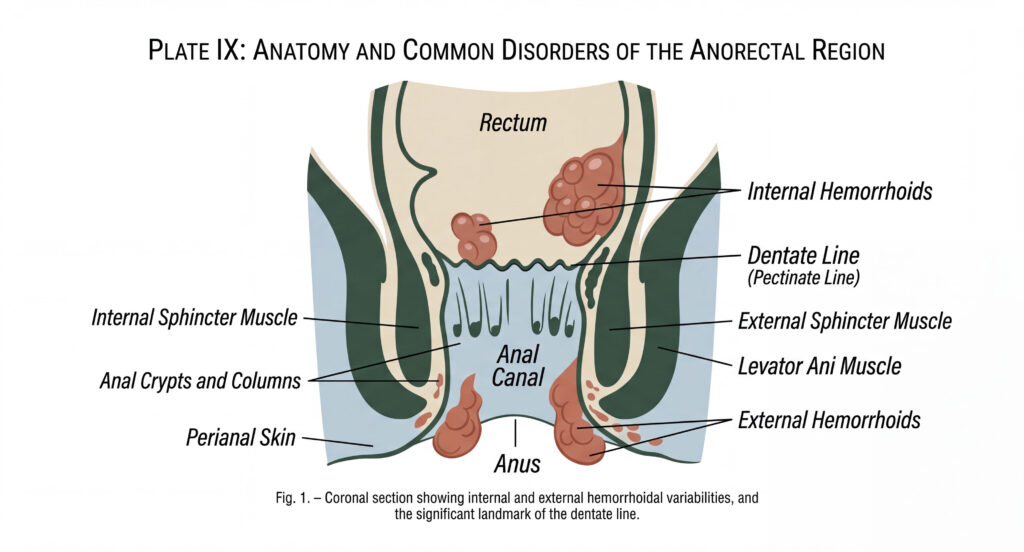 Anorectal disorders diagram
